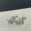 69301c4312f62673a6fad2e0 HW Diamond Loop Clover Stud Earrings, ZP Development Version! Crafted in S925 Sterling Silver with Thick Gold Plating