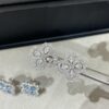 69301c4812f62673a6fad2e5 HW Diamond Loop Clover Stud Earrings, ZP Development Version! Crafted in S925 Sterling Silver with Thick Gold Plating
