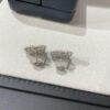 69301c6212f62673a6fad2fa HW Diamond Clover Stud Earrings, ZP Development Version - 925 Sterling Silver with Thick Gold Plating