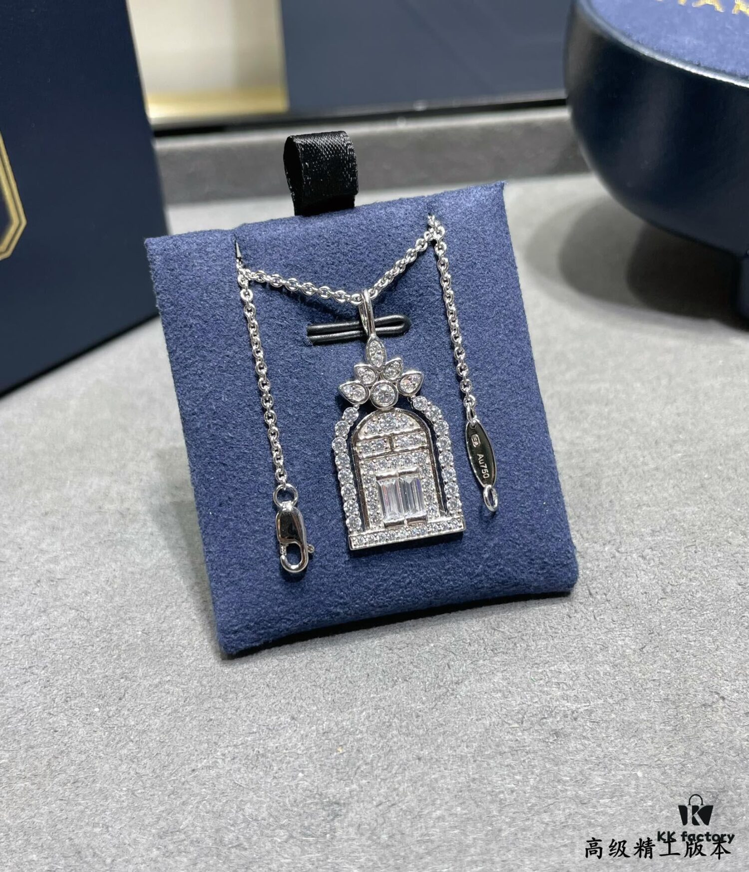 69301c7912f62673a6fad318 HW Harry Winston Birdcage Necklace (Chain Length 45cm + Pendant 3cm), Crafted with Premium Imported High-Carbon Diamonds, Exquisitely Cut and Set in 925 Sterling Silver, Luxurious and Elegant Design, Comfortable to Wear, Brilliant and Stylish