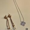 Chanel Star Tassel Earrings and Hw Clover Necklace