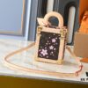 Top Original Dynamic Chip Double-Sided Color-Changing Leather M14173 M10079 M11131 Camera Box Handbag