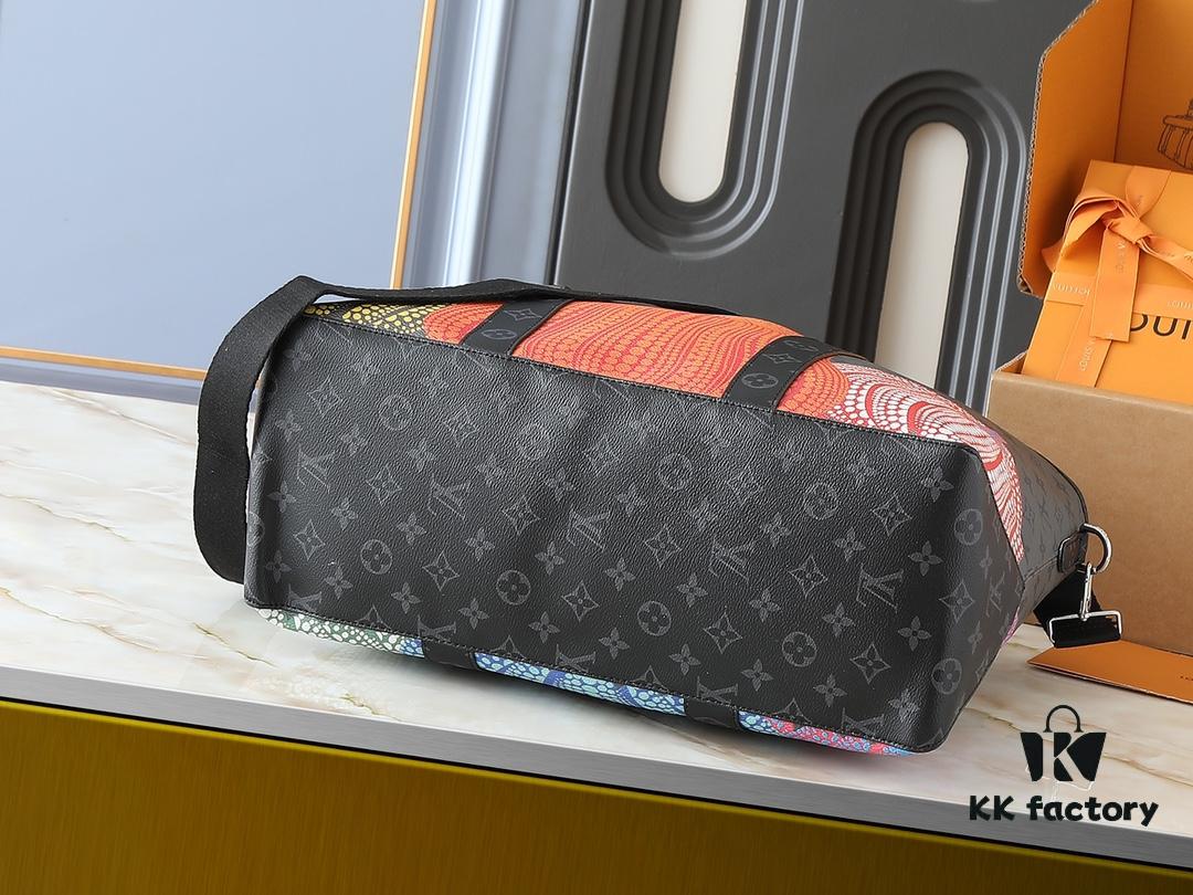 69301fd112f62673a6fad6c7 Upgraded Original M46434 Louis Vuitton x Yayoi Kusama Collaboration LV x YK Weekend Tote Bag