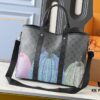 69301fd212f62673a6fad6ca Upgraded Original M46434 Louis Vuitton x Yayoi Kusama Collaboration LV x YK Weekend Tote Bag