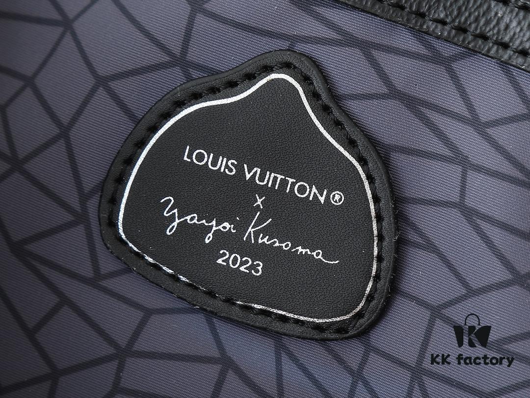 69301fd412f62673a6fad6cc Upgraded Original M46434 Louis Vuitton x Yayoi Kusama Collaboration LV x YK Weekend Tote Bag