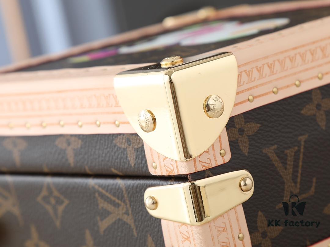 69301ff912f62673a6fad6f1 Top-Quality Replica Dynamic Chip Dual-Color Leather Mini Square Trunk M13127 M14040