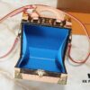 6930200112f62673a6fad6f8 Top-Quality Replica Dynamic Chip Dual-Color Leather Mini Square Trunk M13127 M14040