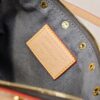 M13404 Denim Coated Canvas Pochette Accessoires Bag with Multicolored Monogram Pattern