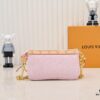 M13404 Denim Coated Canvas Pochette Accessoires Bag