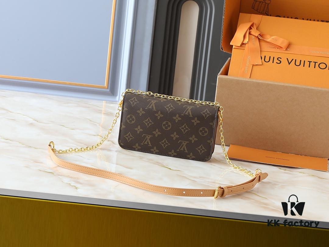 693020b812f62673a6fad7c4 Upgraded Original M14564 M14547 M14581 M14548 Wallet On Chain Handbag from Louis Vuitton LV Bloom Collection