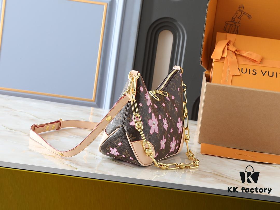 693020bc12f62673a6fad7cb Upgraded Original M13265 M45832 Boulogne Small Handbag from Louis Vuitton x Takashi Murakami Reissue Collection
