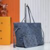 6930211f12f62673a6fad838 Upgraded Original M40995 Embossed Denim Neverfull Tote Bag💋💋Louis Vuitton New Version of the Iconic Handbag