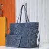 6930212212f62673a6fad83c Upgraded Original M40995 Embossed Denim Neverfull Tote Bag💋💋Louis Vuitton New Version of the Iconic Handbag