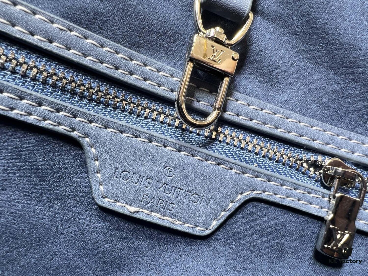 6930212512f62673a6fad840 Upgraded Original M40995 Embossed Denim Neverfull Tote Bag💋💋Louis Vuitton New Version of the Iconic Handbag