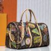 6930212812f62673a6fad841 M14736 Keepall Bandoulière 45 Travel Bag in Monogram Dune Fabric