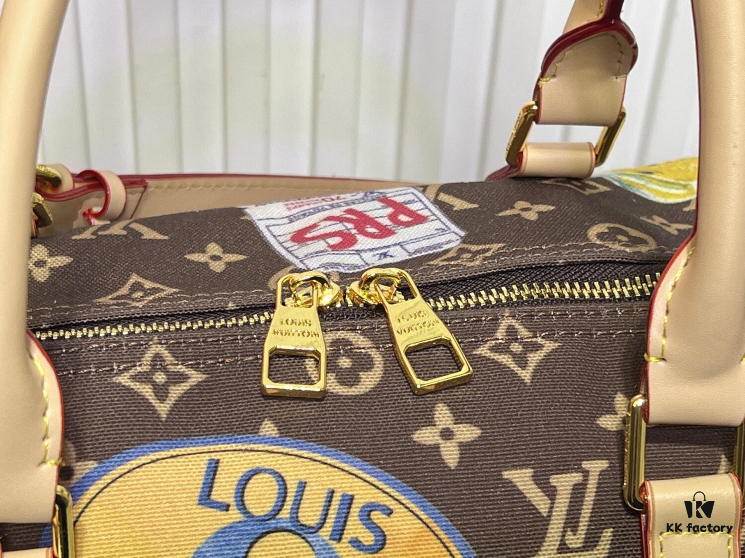 6930212b12f62673a6fad842 M14736 Keepall Bandoulière 45 Travel Bag in Monogram Dune Fabric