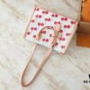 693021b712f62673a6fad8f6 Upgraded Original M13079 Louis Vuitton x Takashi Murakami Reimagined OnTheGo MM Handbag