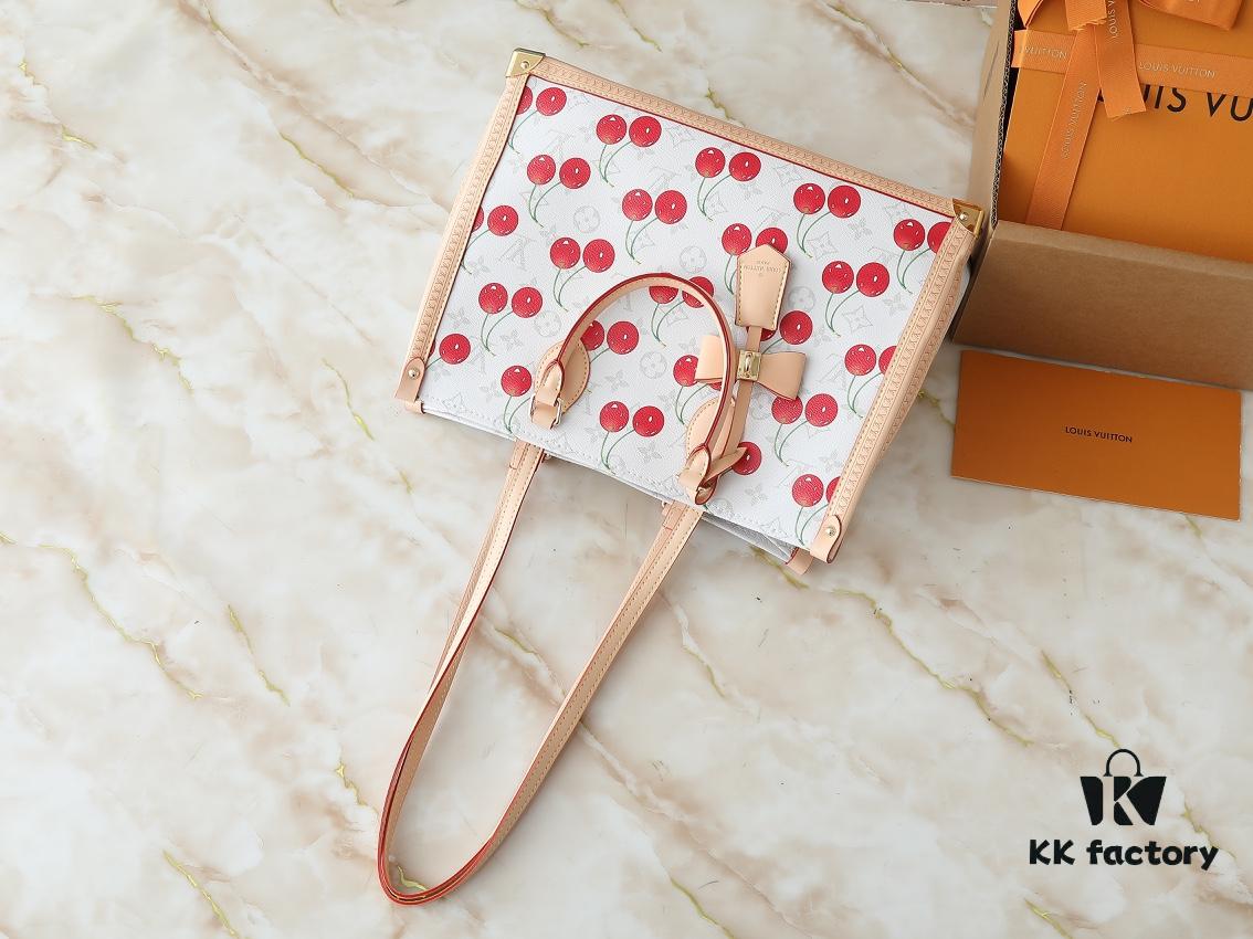 693021b712f62673a6fad8f6 Upgraded Original M13079 Louis Vuitton x Takashi Murakami Reimagined OnTheGo MM Handbag