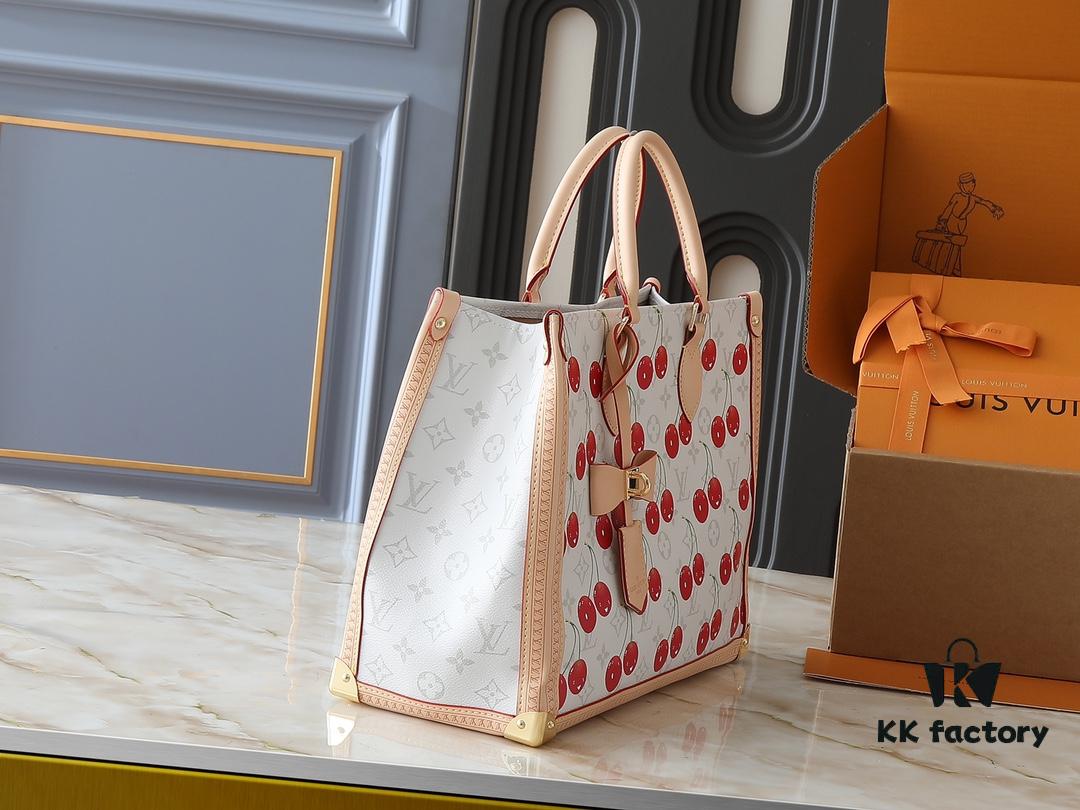 693021bb12f62673a6fad8f9 Upgraded Original M13079 Louis Vuitton x Takashi Murakami Reimagined OnTheGo MM Handbag