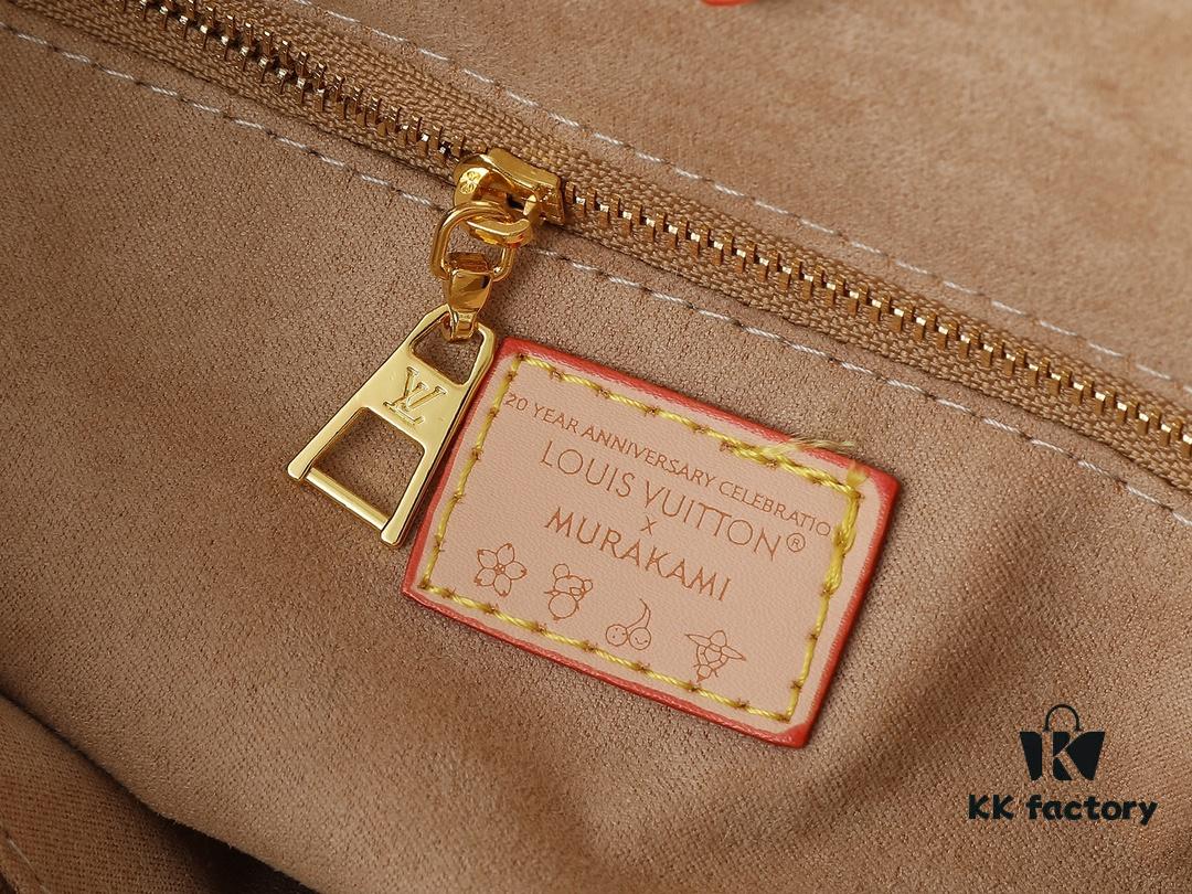 693021bd12f62673a6fad8fe Upgraded Original M13079 Louis Vuitton x Takashi Murakami Reimagined OnTheGo MM Handbag