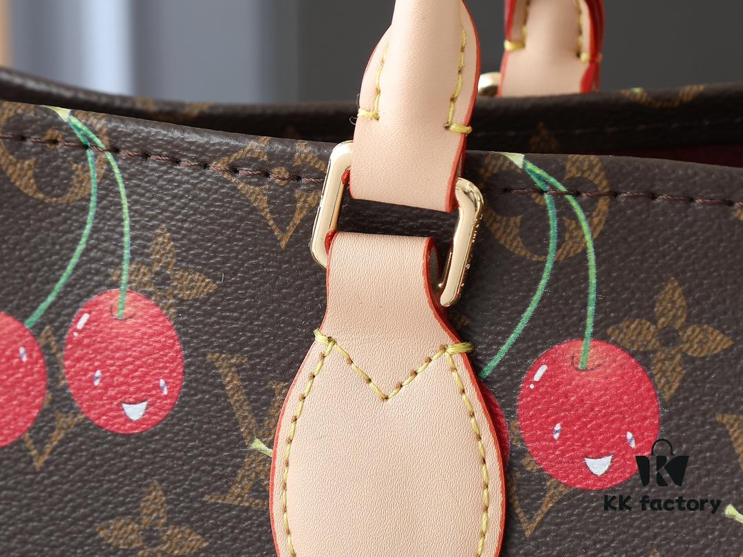 693021bd12f62673a6fad8ff Upgraded Original M13079 Louis Vuitton x Takashi Murakami Reimagined OnTheGo MM Handbag