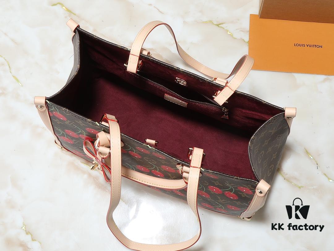 693021c012f62673a6fad902 Upgraded Original M13079 Louis Vuitton x Takashi Murakami Reimagined OnTheGo MM Handbag