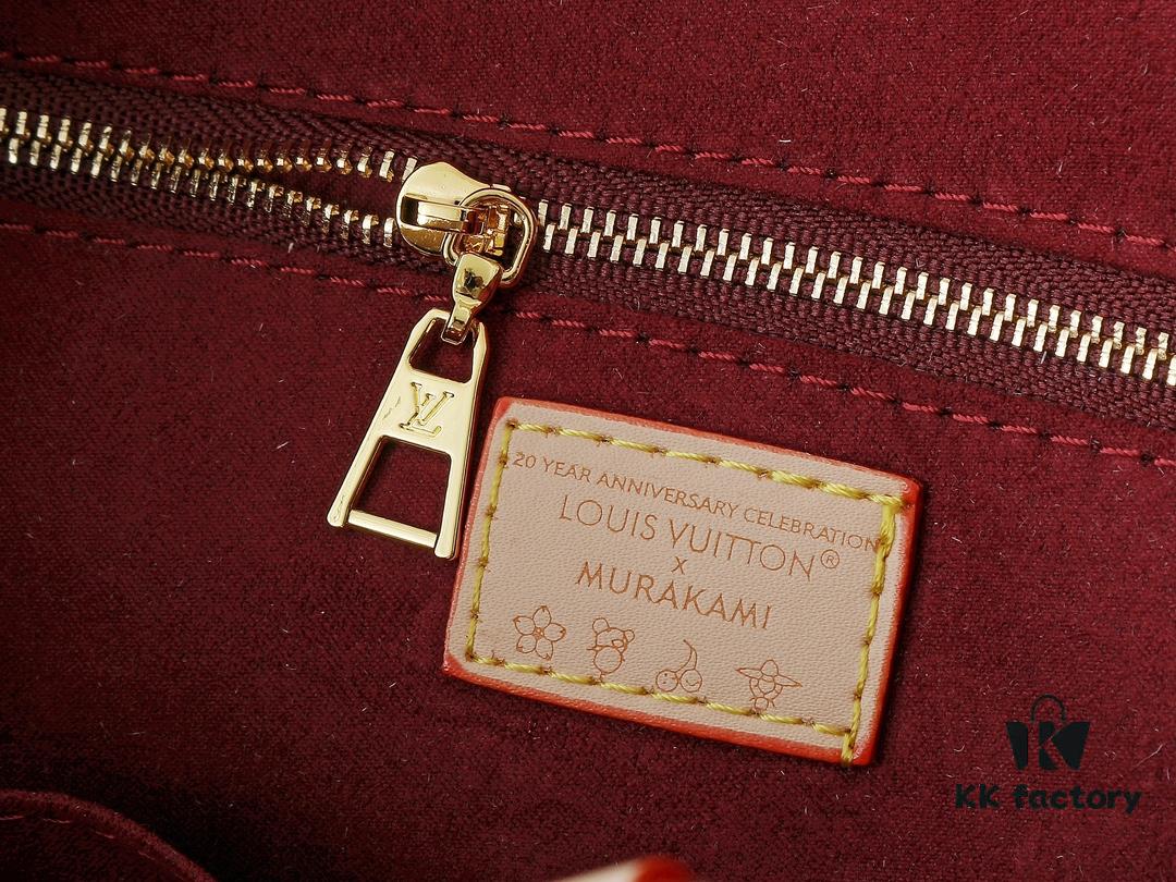 693021c312f62673a6fad905 Upgraded Original M13079 Louis Vuitton x Takashi Murakami Reimagined OnTheGo MM Handbag