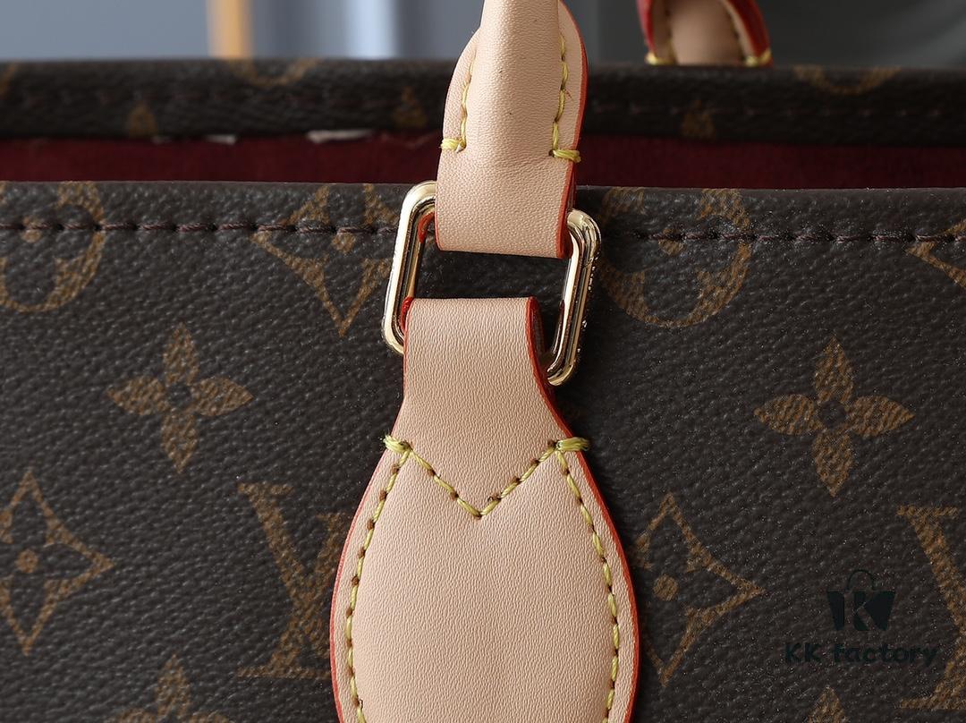 Upgraded Original M13079 Louis Vuitton x Takashi Murakami Re-Edition Series OnTheGo Medium Handbag