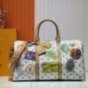M14736 Keepall Bandoulière 45 Travel Bag in Monogram Dune Fabric