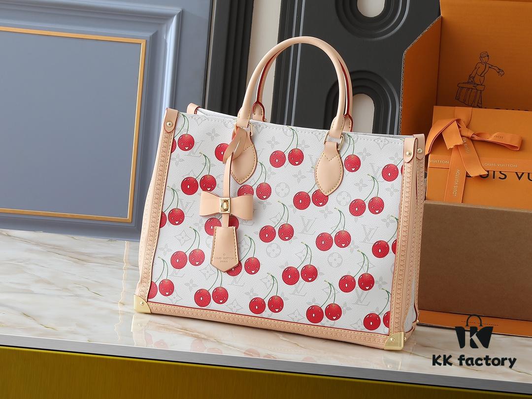 693021d312f62673a6fad914 Upgraded Original M13079 Louis Vuitton x Takashi Murakami Reimagined OnTheGo MM Handbag