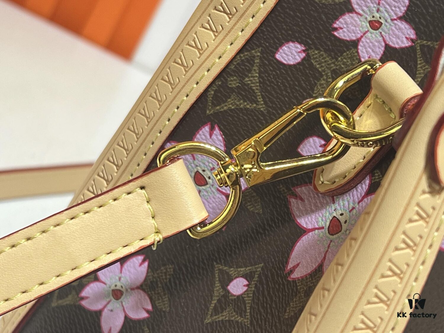 693021d512f62673a6fad917 Upgraded Original M13079 Cherry Blossom Louis Vuitton x Takashi Murakami Reissue Collection OnTheGo Medium Tote Bag