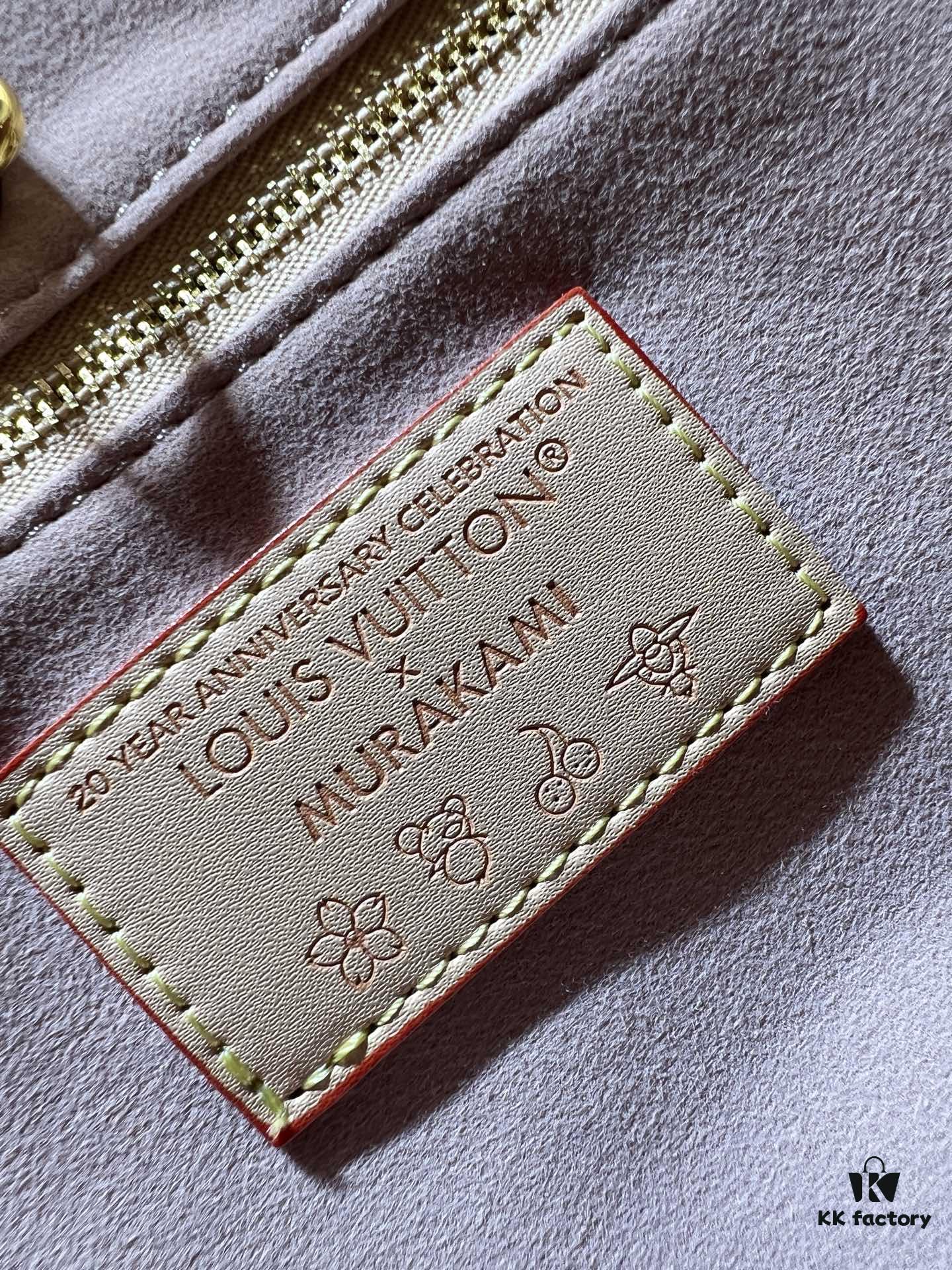 693021db12f62673a6fad91c Upgraded Original M13079 Cherry Blossom Louis Vuitton x Takashi Murakami Reissue Collection OnTheGo Medium Tote Bag