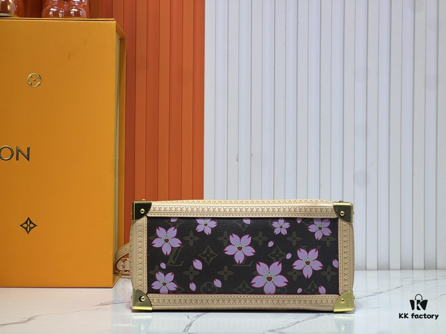 693021df12f62673a6fad920 Upgraded Original M13079 Cherry Blossom Louis Vuitton x Takashi Murakami Reissue Collection OnTheGo Medium Tote Bag