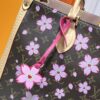 693021e112f62673a6fad922 Upgraded Original M13079 Louis Vuitton x Takashi Murakami Cherry Blossom Re-Edition Collection OnTheGo MM Handbag