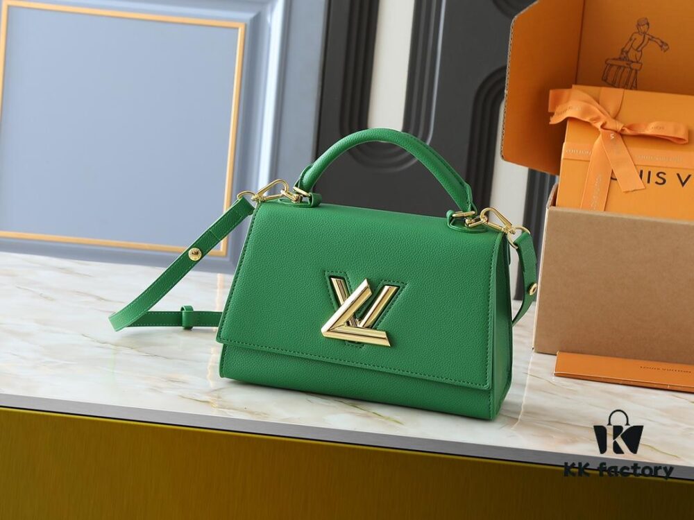 693021ff12f62673a6fad94b Upgraded Original M57214 M57093 M57096 Louis Vuitton Twist One Handle Small Handbag