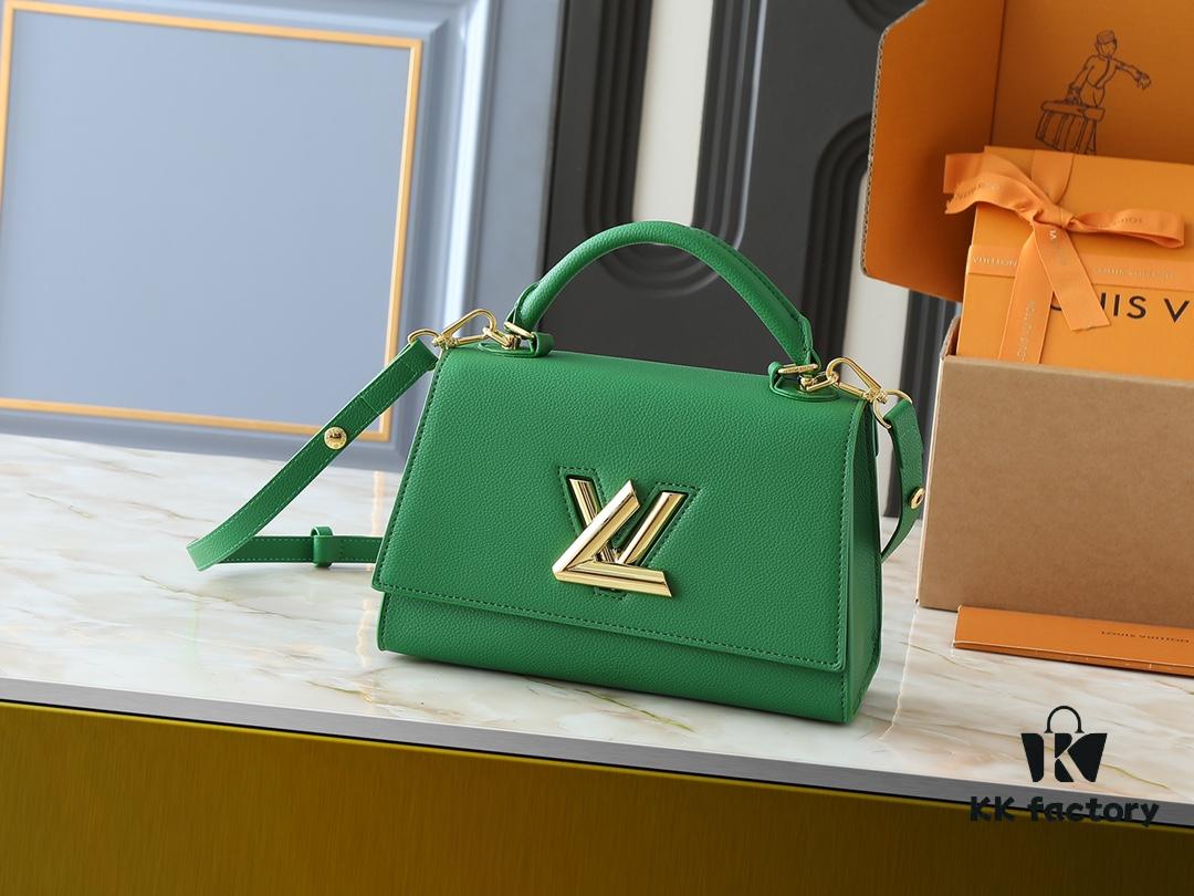 693021ff12f62673a6fad94b Upgraded Original M57214 M57093 M57096 Louis Vuitton Twist One Handle Small Handbag