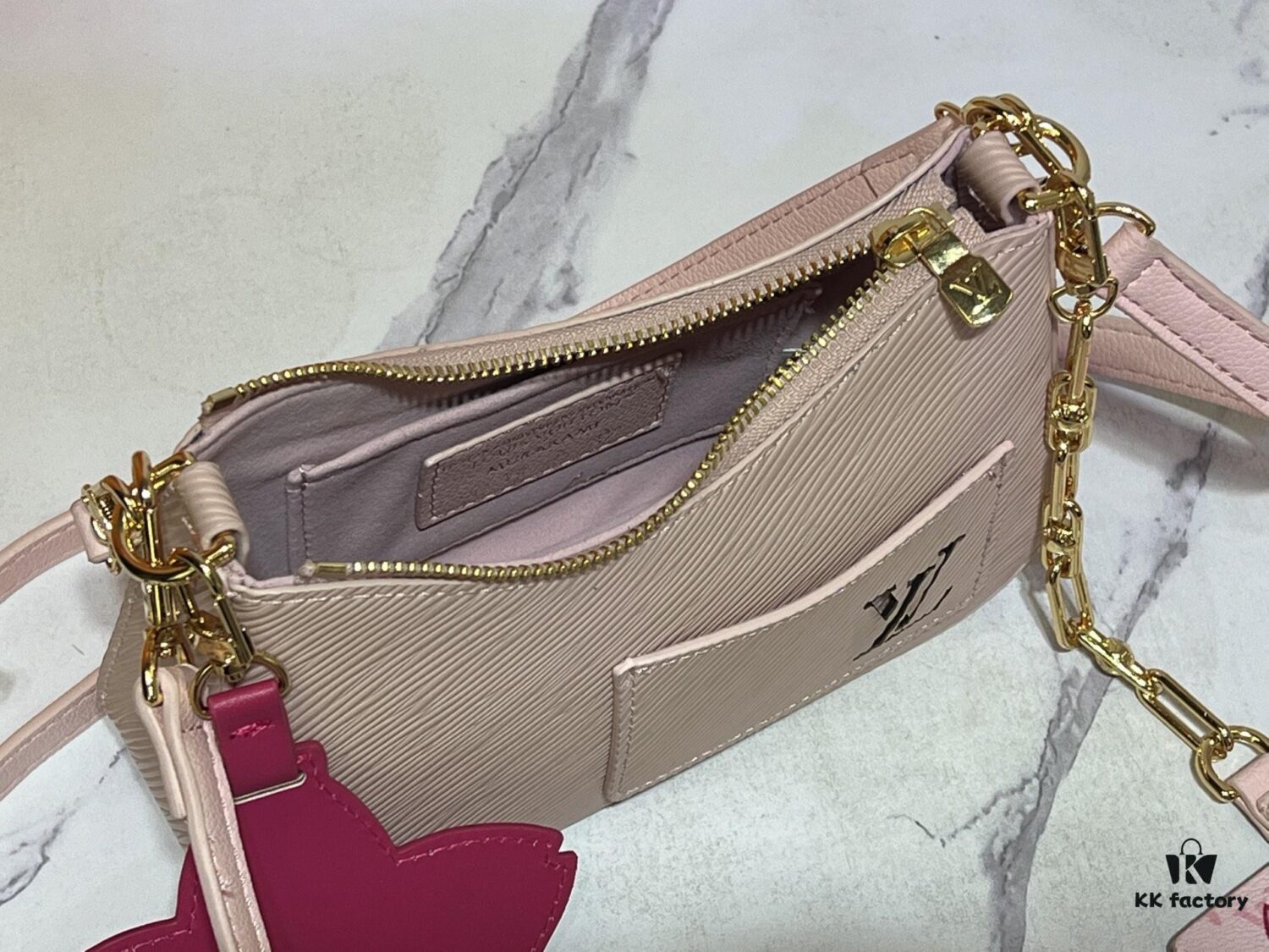 6930226b12f62673a6fad9af Upgraded Original M13101 Marellini Handbag in Epi Grained Leather with Shining Hardware