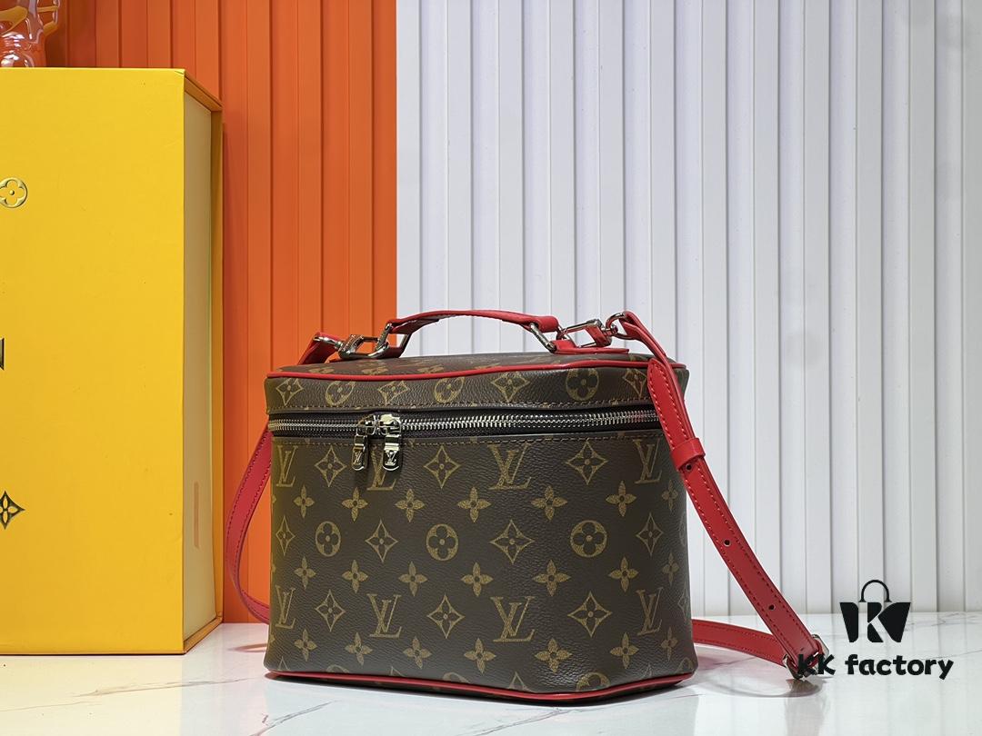 693022c812f62673a6fad9f1 Upgraded Original ✨M42265 This elegant toiletry bag, inspired by the iconic Nice pouch, is a stylish choice for carrying essential beauty items. The hidden zip pocket on the inside of the flap provides secure storage for particularly valuable personal belongings.