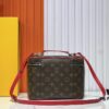 693022f712f62673a6fada05 Upgraded Original ✨M42265 This elegant toiletry bag, inspired by the iconic Nice pouch, is a stylish choice for carrying essential beauty items. The hidden zip pocket on the inside of the flap provides secure storage for particularly valuable personal belongings.