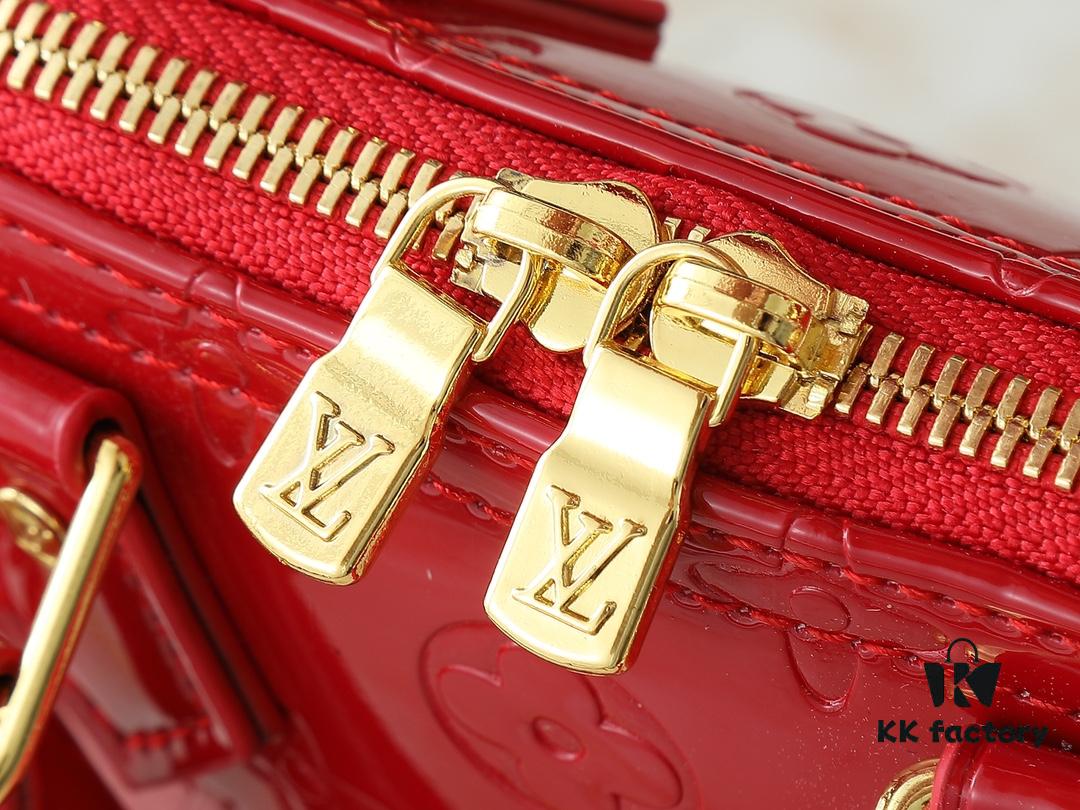 6930231b12f62673a6fada33 Upgraded Original Fan Bingbing's Same Style Vernis Leather Series M82717 M91606 M93595 Alma BB Handbag