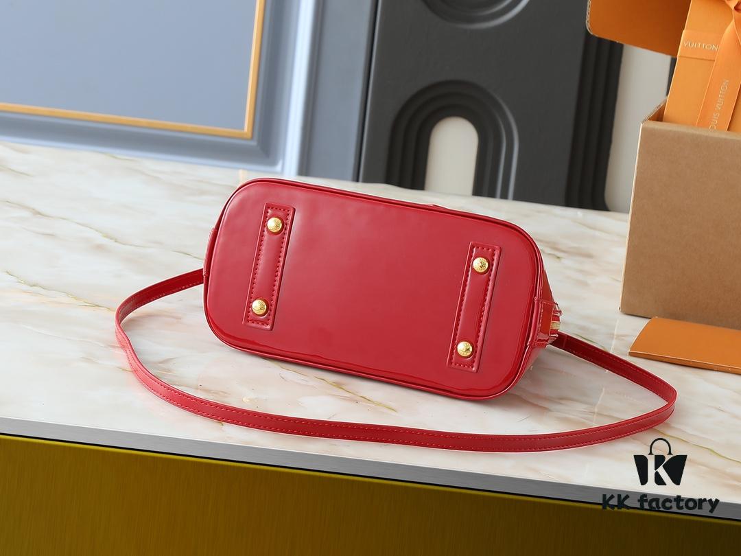 6930232012f62673a6fada39 Upgraded Original Version, Fan Bingbing's Same Style, Vernis Leather Series 53152.91606 Alma BB 40302, 93595