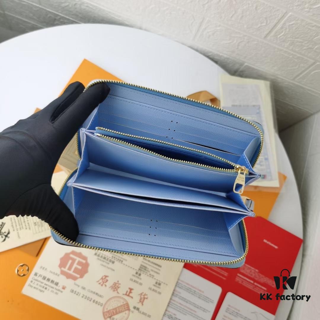 M80402 By The Pool Series Zip Wallet in Monogram Empreinte Leather