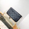 6930238512f62673a6fada8f Replica High-Quality Full Steel Hardware Embossed Patent Leather Louis Vuitton Felicie Handbag