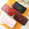 Replica High-Quality Full Steel Hardware Embossed Patent Leather Louis Vuitton Felicie Handbag