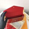 693023a812f62673a6fadaaa Replica High-Quality Full Steel Hardware Embossed Patent Leather Louis Vuitton Felicie Handbag