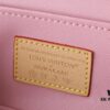 693023f012f62673a6fadaee Upgraded Original M14181 M44495 Nice Mini Cosmetic Case Made of Monogram Coated Canvas with Rounded Silhouette and Cherry Blossom Pattern from the Louis Vuitton x Takashi Murakami Reimagined Collection, Featuring Cowhide Leather Handle and Double Zipper Closure