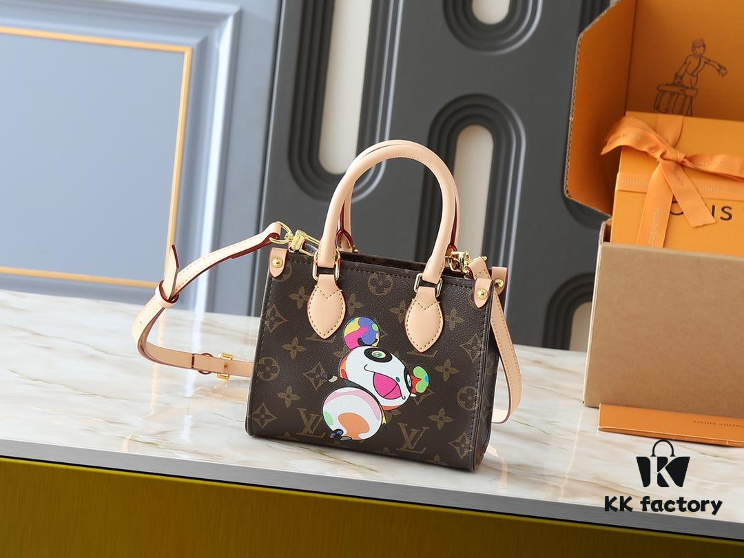 6930242212f62673a6fadb2b Upgraded Original M13668 M46839 Louis Vuitton x Takashi Murakami Reimagined Series Mini OnTheGo Bag