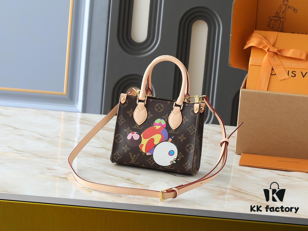6930242912f62673a6fadb34 Upgraded Original M13668 M46839 Louis Vuitton x Takashi Murakami Reimagined Series Mini OnTheGo Bag