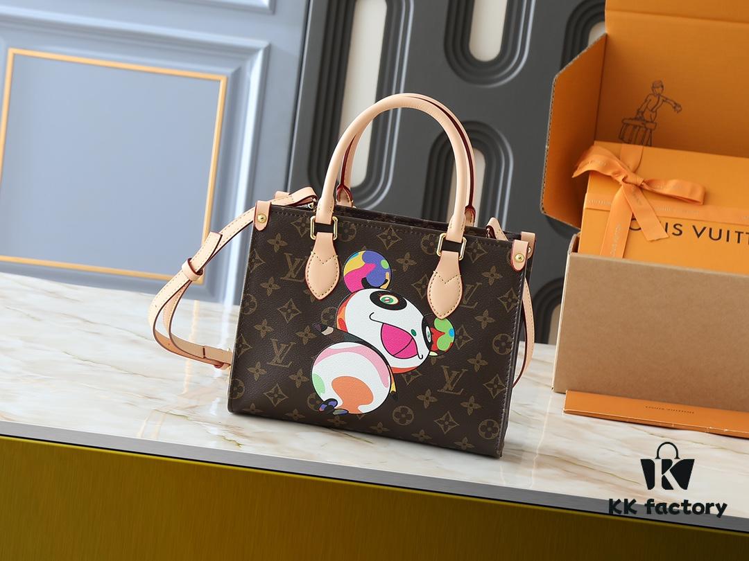 6930242a12f62673a6fadb37 Upgraded Original M45659 M46373 M13668 M44571 Louis Vuitton x Takashi Murakami Reimagined Series Petite OnTheGo Handbag