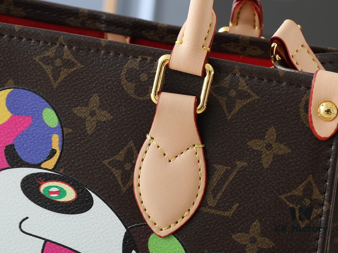 6930242d12f62673a6fadb3a Upgraded Original M45659 M46373 M13668 M44571 Louis Vuitton x Takashi Murakami Reimagined Series Petite OnTheGo Handbag